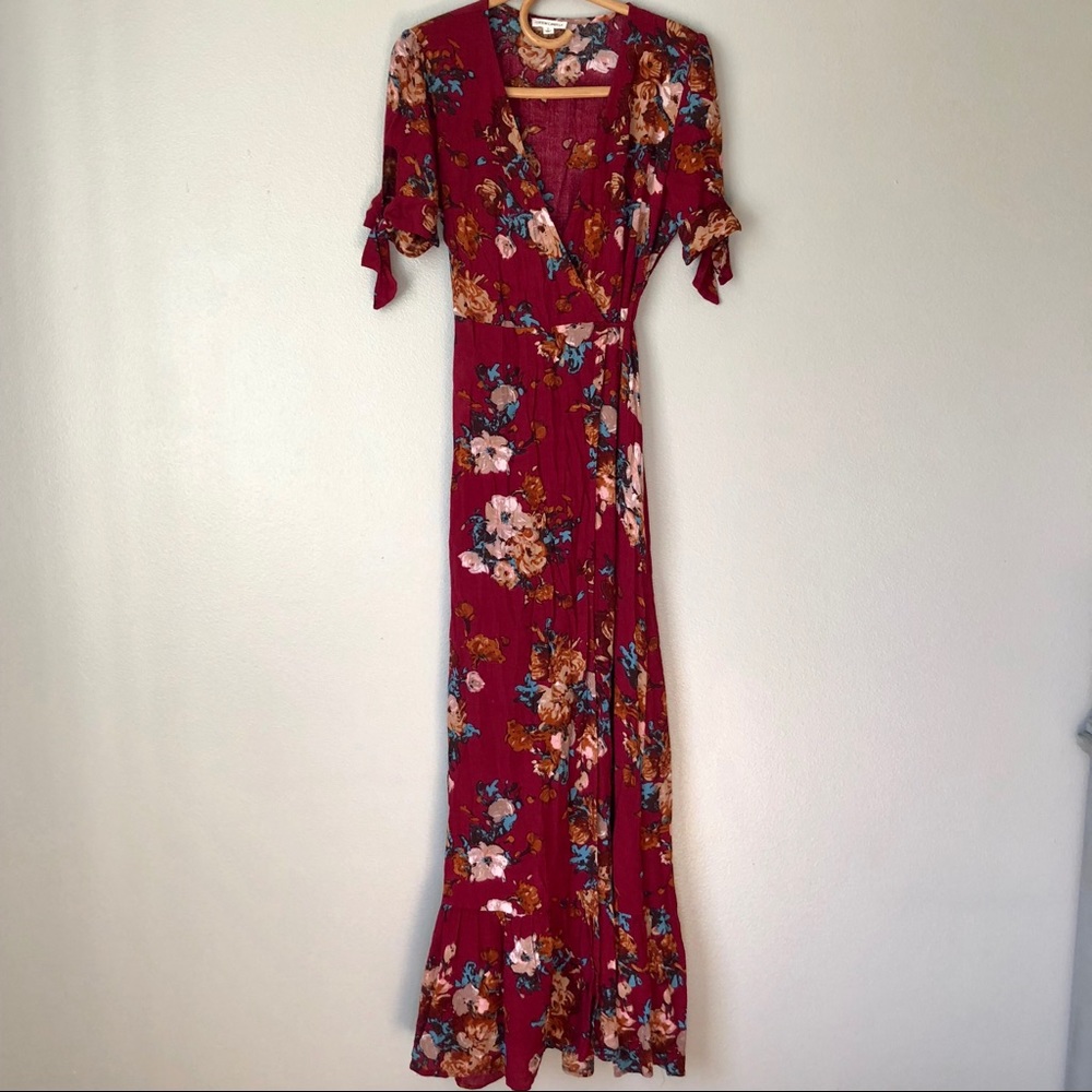 Cotton Candy LA Maxi Wrap Dress • S/M